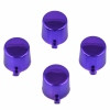 eXtremeRate Chrome Purple Action Buttons Repair for PS4 Controller-P4J0221