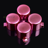 eXtremeRate Chrome Pink Action Buttons Repair for PS4 Controller-P4J0234