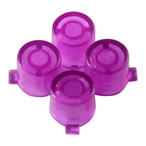 eXtremeRate Customized Action Buttons Custom Kits for PS4 Controller Transparent Purple-P4J0236