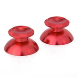 eXtremeRate Metal Red Chrome Thumbsticks Replacement Thumb Stick For PS4 Controller - P4J0303