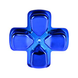 eXtremeRate Chrome Blue Dpad Direction Pad Buttons for PS4 Controller - P4J0504