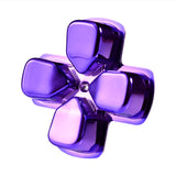 eXtremeRate Chrome Purple Dpad Direction Pad Buttons for PS4 Controller - P4J0505