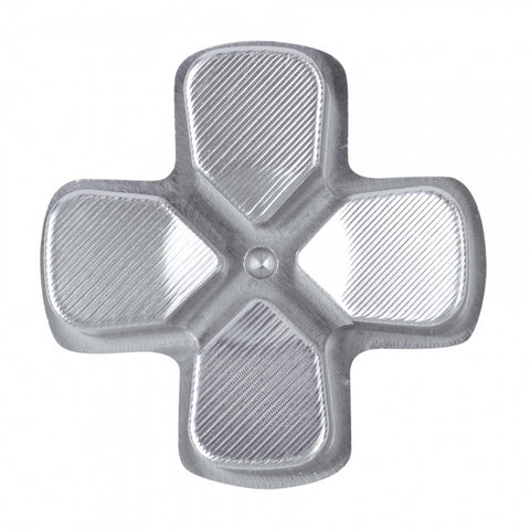 eXtremeRate Metal Silver Dpad Direction Pad Buttons Repair for PS4 Controller - P4J0526