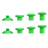 eXtremeRate Green ThumbsGear Interchangeable Ergonomic Thumbstick for PS5 Controller, for PS4 All Model Controller - 3 Height Domed and Concave Grips Adjustable Joystick - P4J1114