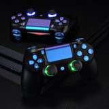 eXtremeRate Multi-Colors Luminated D-pad Thumbstick Trigger Home Face Buttons, Chameleon Classical Symbols Buttons DTFS (DTF 2.0) LED Kit for PS4 Slim PS4 Pro Controller - Controller NOT Included - P4LED04