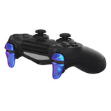 PlayVital 2 Pair Chameleon Purple Blue Shoulder Buttons Extension Triggers for PS4 All Model Controller, Game Improvement Adjusters for PS4 Controller, Bumper Trigger Extenders for PS4 Slim Pro Controller - P4PJ003