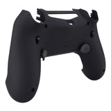 eXtremeRate Soft Touch Black Dawn 2.0 FlashShot Trigger Stop Remap Kit for PS4 CUH-ZCT2 Controller, Part & Back Shell & 2 Back Buttons & 2 Trigger Lock for PS4 Controller JDM 040/050/055 - P4QS008