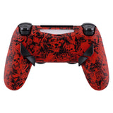 eXtremeRate Demons and Monsters Patterned Dawn Remappable Remap Kit with Redesigned Back Shell & 4 Back Buttons for PS4 Controller JDM 040/050/055 - P4RM002