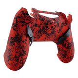 eXtremeRate Demons and Monsters Patterned Dawn Remappable Remap Kit with Redesigned Back Shell & 4 Back Buttons for PS4 Controller JDM 040/050/055 - P4RM002