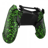 eXtremeRate Textured Green Dawn Remappable Remap Kit with Redesigned Back Shell & 4 Back Buttons for PS4 Controller JDM 040/050/055 - P4RM010