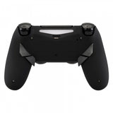 eXtremeRate Soft Touch Black Dawn Remappable Remap Kit with Redesigned Back Shell & 4 Back Buttons for PS4 Controller JDM 040/050/055 - P4RM011