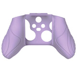 PlayVital Samurai Edition Mauve Purple Anti-slip Controller Grip Silicone Skin, Ergonomic Soft Rubber Protective Case Cover for Xbox Series S/X Controller with Black Thumb Stick Caps - WAX3009