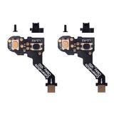 eXtremeRate Clicky Hair Trigger Kit for PS5 Controller BDM-010 & BDM-020 Shoulder Buttons, Custom Flashshot Trigger Stop Flex Cable for PS5 Controller - Controller NOT Included - PFMD004