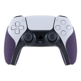 PlayVital Purple Anti-Skid Sweat-Absorbent Controller Grip for PlayStation 5 Controller, Professional Textured Soft Rubber Pads Handle Grips for PS5 Controller - PFPJ006