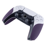 PlayVital Purple Anti-Skid Sweat-Absorbent Controller Grip for PlayStation 5 Controller, Professional Textured Soft Rubber Pads Handle Grips for PS5 Controller - PFPJ006