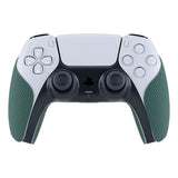 PlayVital Pine Green Anti-Skid Sweat-Absorbent Controller Grip for PlayStation 5 Controller, Professional Textured Soft Rubber Pads Handle Grips for PS5 Controller - PFPJ007