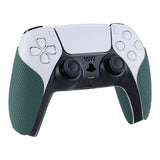 PlayVital Pine Green Anti-Skid Sweat-Absorbent Controller Grip for PlayStation 5 Controller, Professional Textured Soft Rubber Pads Handle Grips for PS5 Controller - PFPJ007