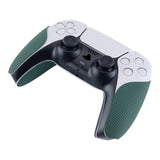 PlayVital Pine Green Anti-Skid Sweat-Absorbent Controller Grip for PlayStation 5 Controller, Professional Textured Soft Rubber Pads Handle Grips for PS5 Controller - PFPJ007