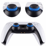 PlayVital 5 Pairs Aim Assist Target Motion Control Precision Rings for PS5, for PS4, Xbox Series X/S, Xbox One, Xbox 360, Switch Pro Controller - 5 Colors 3 Different Strength - PFPJ019