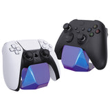 PlayVital Chameleon Purple Blue Universal Game Controller Stand for Xbox Series X/S Controller, Gamepad Stand for PS5/4 Controller, Display Stand Holder for Xbox Controller - PFPJ058