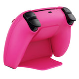 PlayVital Nova Pink Controller Display Stand for PS5, Gamepad Accessories Desk Holder for PS5 Controller with Rubber Pads - PFPJ080