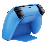 PlayVital Starlight Blue Controller Display Stand for PS5, Gamepad Accessories Desk Holder for PS5 Controller with Rubber Pads - PFPJ081