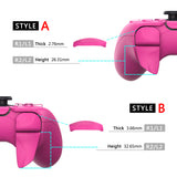 PlayVital BLADE 2 Pairs Shoulder Buttons Extension Triggers for ps5 Controller, Game Improvement Adjusters for PS Portal Remote Player, Bumper Trigger Extenders for ps5 Edge Controller - Nova Pink - PFPJ088