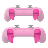 PlayVital BLADE 2 Pairs Shoulder Buttons Extension Triggers for ps5 Controller, Game Improvement Adjusters for PS Portal Remote Player, Bumper Trigger Extenders for ps5 Edge Controller - Nova Pink - PFPJ088