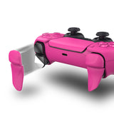 PlayVital BLADE 2 Pairs Shoulder Buttons Extension Triggers for ps5 Controller, Game Improvement Adjusters for PS Portal Remote Player, Bumper Trigger Extenders for ps5 Edge Controller - Nova Pink - PFPJ088