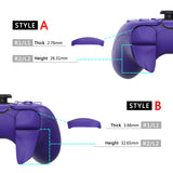 PlayVital BLADE 2 Pairs Shoulder Buttons Extension Triggers for ps5 Controller, Game Improvement Adjusters for PS Portal Remote Player, Bumper Trigger Extenders for ps5 Edge Controller - Galactic Purple - PFPJ090