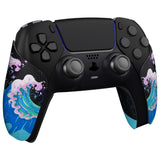 PlayVital Shimmering Waves Anti-Skid Sweat-Absorbent Controller Grip for PS5 Controller - PFPJ106