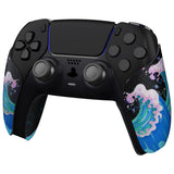 PlayVital Shimmering Waves Anti-Skid Sweat-Absorbent Controller Grip for PS5 Controller - PFPJ106