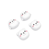 PlayVital Polar Bear & Baby Seal Cute Thumb Grip Caps for PS5/4 Controller, Silicone Analog Stick Caps Cover for Xbox Series X/S, Thumbstick Caps for Switch Pro Controller - PJM3016