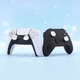 PlayVital Polar Bear & Baby Seal Cute Thumb Grip Caps for PS5/4 Controller, Silicone Analog Stick Caps Cover for Xbox Series X/S, Thumbstick Caps for Switch Pro Controller - PJM3016