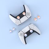 PlayVital Cute Thumb Grip Caps for ps5/4 Controller, Silicone Analog Stick Caps Cover for Xbox Series X/S, Thumbstick Caps for Switch Pro Controller - Easter Bunny - PJM3020