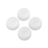 PlayVital Thumbs Cushion Caps Thumb Grips for ps5, for ps4, Thumbstick Grip Cover for Xbox Series X/S, Thumb Grip Caps for Xbox One, Elite Series 2, for Switch Pro Controller - Clear - PJM3023