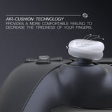 PlayVital Thumbs Cushion Caps Thumb Grips for ps5, for ps4, Thumbstick Grip Cover for Xbox Series X/S, Thumb Grip Caps for Xbox One, Elite Series 2, for Switch Pro Controller - Clear - PJM3023