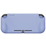 PlayVital ZealProtect Protective Case for Nintendo Switch Lite, Hard Shell Ergonomic Grip Cover for Nintendo Switch Lite with Screen Protector & Thumb Grip Caps & Button Caps - Light Violet - PSLYP3004