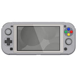 PlayVital ZealProtect Protective Case for Nintendo Switch Lite, Hard Shell Ergonomic Grip Cover for Switch Lite with Screen Protector & Thumb Grip Caps & Button Caps - SFC SNES Classic EU Style - PSLYY7001