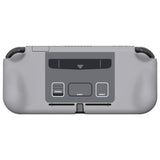 PlayVital ZealProtect Protective Case for Nintendo Switch Lite, Hard Shell Ergonomic Grip Cover for Switch Lite with Screen Protector & Thumb Grip Caps & Button Caps - SFC SNES Classic EU Style - PSLYY7001