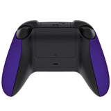 eXtremeRate Purple Soft Touch Grip Back Panels, Comfortable Non-Slip Side Rails Handles, Game Improvement Replacement Parts for Xbox Series S / X Controller - Controller NOT Included - PX3P307