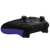 eXtremeRate Purple Soft Touch Grip Back Panels, Comfortable Non-Slip Side Rails Handles, Game Improvement Replacement Parts for Xbox Series S / X Controller - Controller NOT Included - PX3P307