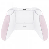 eXtremeRate Cherry Blossoms Pink Back Panels, Comfortable Non-Slip Side Rails Handles, Game Improvement Replacement Parts for Xbox Series S / X Controller - Controller NOT Included - PX3P312