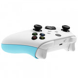 eXtremeRate Heaven Blue Back Panels, Comfortable Non-Slip Side Rails Handles, Game Improvement Replacement Parts for Xbox Series S / X Controller - Controller NOT Included - PX3P313