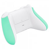 eXtremeRate Mint Green Back Panels, Comfortable Non-Slip Side Rails Handles, Game Improvement Replacement Parts for Xbox Series S / X Controller - Controller NOT Included - PX3P314