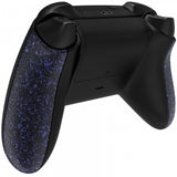 eXtremeRate Textured Purple Soft Touch Grip Back Panels, Comfortable Non-Slip Side Rails Handles, Game Improvement Replacement Parts for Xbox Series S / X Controller - Controller NOT Included - PX3P351