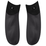 eXtremeRate FLEXOR Rubberized Side Rails Grips Trigger Stop Kit for Xbox Series X/S Controller & Xbox Core Controller - Diamond Textured Black - PX3Q3001