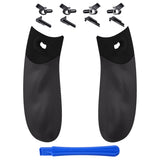 eXtremeRate FLEXOR Rubberized Side Rails Grips Trigger Stop Kit for Xbox Series X/S Controller & Xbox Core Controller - Diamond Textured Black - PX3Q3001