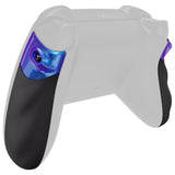 eXtremeRate FLEXOR Rubberized Side Rails Grips Trigger Stop Kit for Xbox Series X/S Controller & Xbox Core Controller - Diamond Textured Chameleon Purple Blue - PX3Q3002