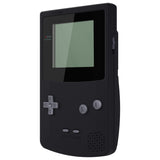 eXtremeRate IPS Ready Upgraded Black GBC Replacement Shell Full Housing Cover w/ Buttons for Gameboy Color – Fit for GBC OSD IPS & Regular IPS & Standard LCD – Console & IPS Screen NOT Included - QCBP3013